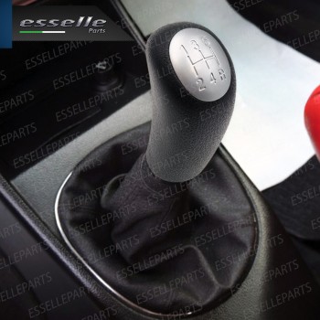 Pomello Leva Cambio Alfa Romeo 147 5 Marce Nero e Grigio Abs Specifico Pomello Leva Cambio Alfa Romeo 147 5 Marce Nero e Grigio Abs Specifico