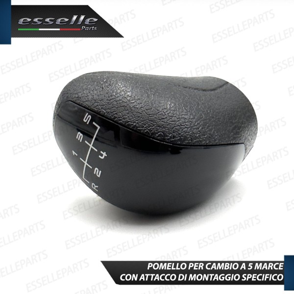 Pomello leva cambio a 5 marce Nero Lucido in ABS per Mercedes Viano W639 Restyling