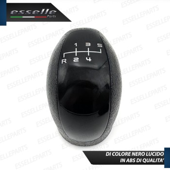 Pomello leva cambio a 5 marce Nero Lucido in ABS per Mercedes Viano W639 Restyling