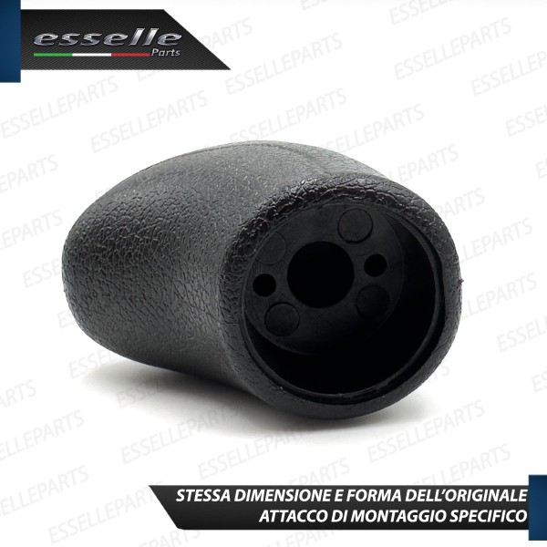 Pomello leva cambio a 5 marce Nero Lucido in ABS per Mercedes Viano W639 Restyling