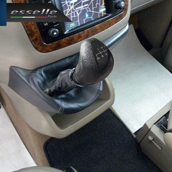 Pomello leva cambio a 5 marce Nero Lucido in ABS per Mercedes Viano W639 Restyling