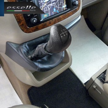 Pomello leva cambio a 5 marce Nero Lucido in ABS per Mercedes Viano W639 Restyling