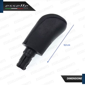Pomello leva cambio a 6 marce Nero e Cromato in abs per Mercedes Classe C W203 S203