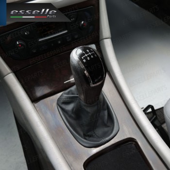 Pomello leva cambio a 6 marce Nero e Cromato in abs per Mercedes Classe C W203 S203