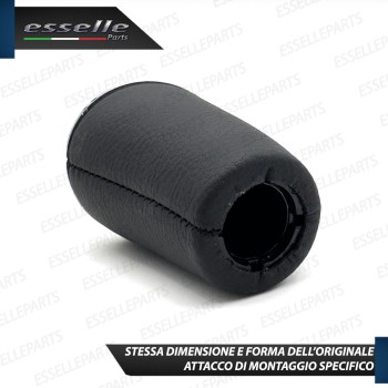 Pomello leva cambio a 6 marce Nero e Cromato in abs per Mazda 2 MK2