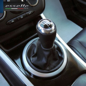 Pomello leva cambio a 6 marce Nero e Cromato in abs per Mazda MX-5 MK2