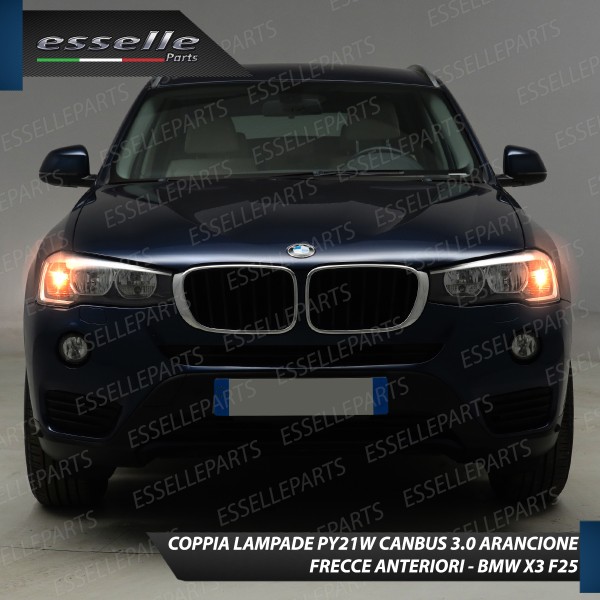 Coppia Frecce Anteriori PY21W 24 LED Canbus 3.0 per BMW X3 F25