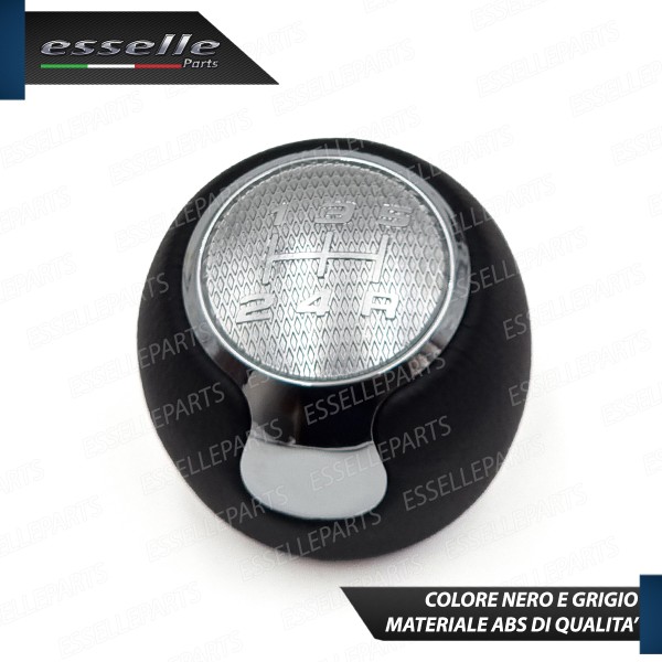 Pomello Leva Cambio Alfa Romeo Mito 5 Marce In Similpelle E Metallo Specifico