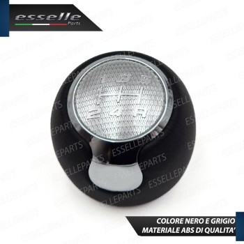 Pomello Leva Cambio Alfa Romeo Mito 5 Marce In Similpelle E Metallo Specifico