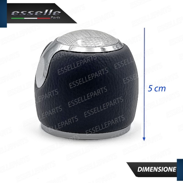 Pomello Leva Cambio Alfa Romeo Mito 5 Marce In Similpelle E Metallo Specifico