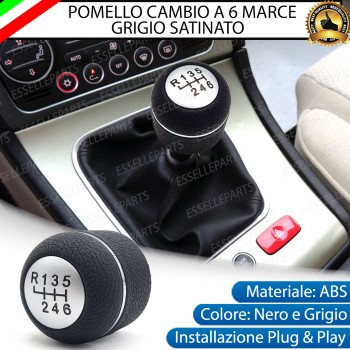 Pomello Leva Cambio Alfa Romeo 147 6 Marce In Similpelle Nero Specifico Pomello Leva Cambio Alfa Romeo 147 6 Marce In Similpelle Nero Specifico