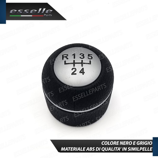 Pomello Leva Cambio Alfa Romeo Brera 5 Marce In Similpelle Nero Specifico