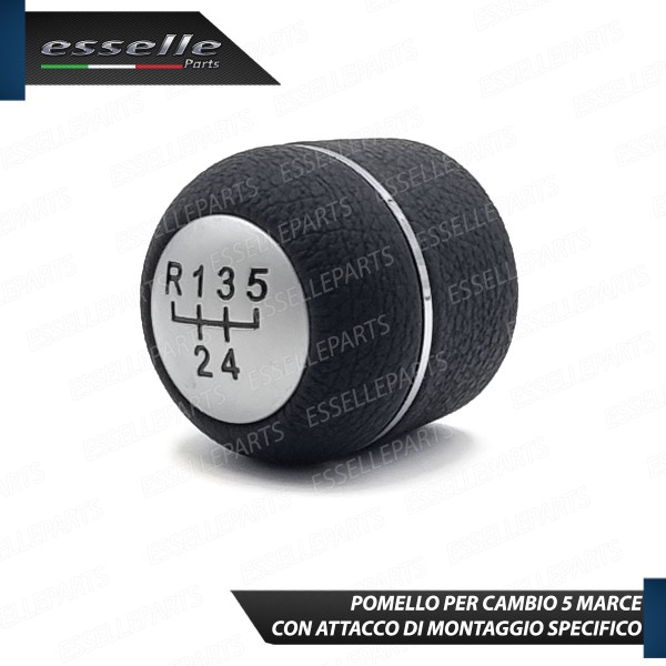 Pomello Leva Cambio Alfa Romeo Spider 5 Marce In Similpelle Nero Specifico