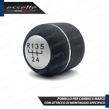 Pomello Leva Cambio Alfa Romeo 156 Restyling 5 Marce In Similpelle Nero Specifico