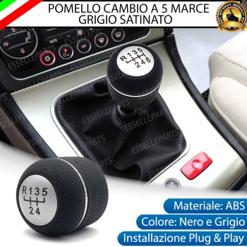 Pomello Leva Cambio Alfa Romeo Mito 5 Marce In Similpelle Nero Specifico