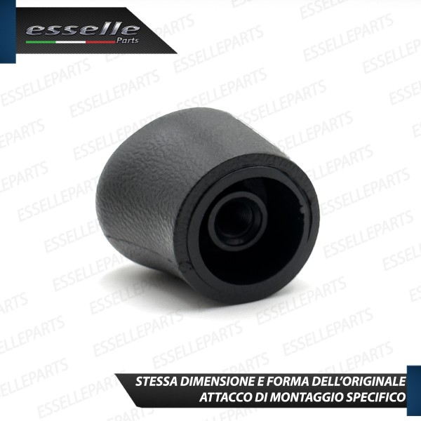 Pomello leva cambio a 6 marce Nero e Cromato in abs per Hyundai IX35 Pre-Restyling