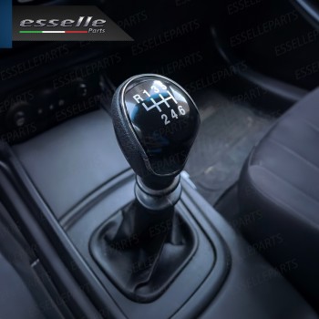 Pomello leva cambio a 6 marce Nero e Cromato in abs per Hyundai IX35 Restyling Pomello leva cambio a 6 marce Nero e Cromato in abs per Hyundai IX35 Restyling