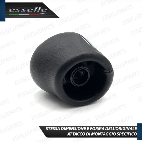 Pomello leva cambio a 5 marce Nero e Cromato in abs per Ford C-Max MK1