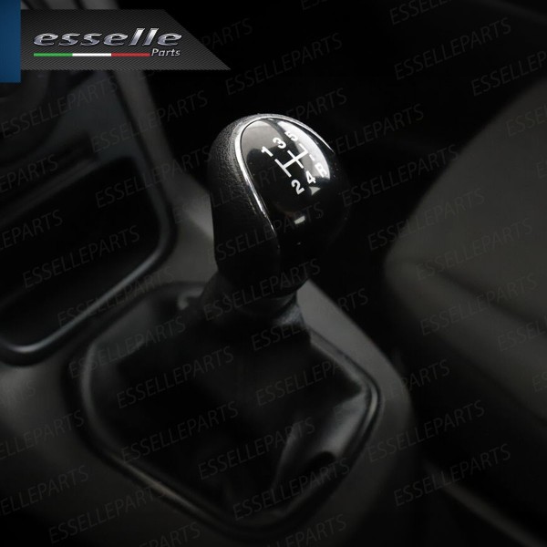 Pomello leva cambio a 5 marce Nero e Cromato in abs per Ford Focus MK3