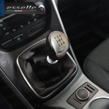 Pomello leva cambio a 5 marce Nero e Grigio in abs per Ford Focus MK3