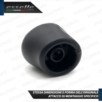 Pomello leva cambio a 5 marce Nero e Grigio in abs per Ford Fiesta MK6 Restyling