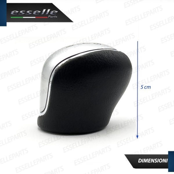 Pomello leva cambio a 6 marce Nero e Grigio in abs per Ford C-Max MK1