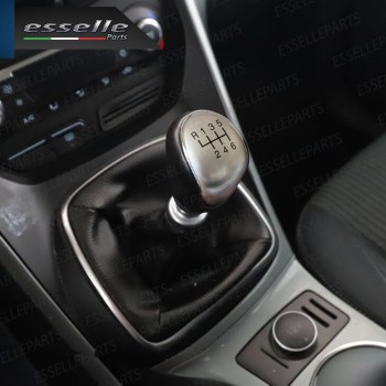 Pomello leva cambio a 6 marce Nero e Grigio in abs per Ford C-Max MK1