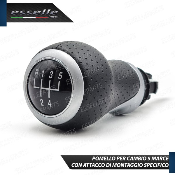 Pomello Leva Cambio Audi A6 C6 + Avant Dal 2009 5 Marce In Similpelle Traforato