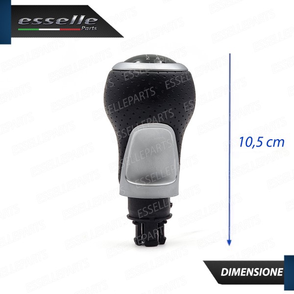 Pomello Leva Cambio Audi A6 C6 + Avant Dal 2009 5 Marce In Similpelle Traforato