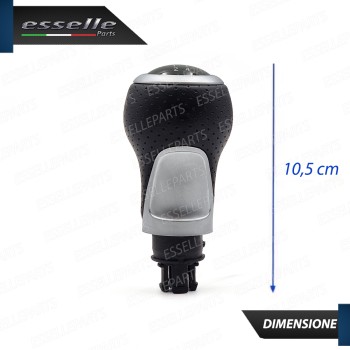 Pomello Leva Cambio Audi A6 C6 + Avant Fino al 2008 5 Marce In Similpelle Traforato Pomello Leva Cambio Audi A6 C6 + Avant Fino al 2008 5 Marce In Similpelle Traforato