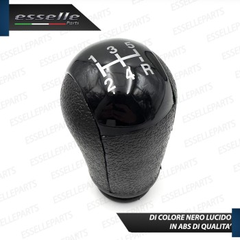Pomello leva cambio a 5 marce Nero Lucido in abs per Ford C-Max MK1