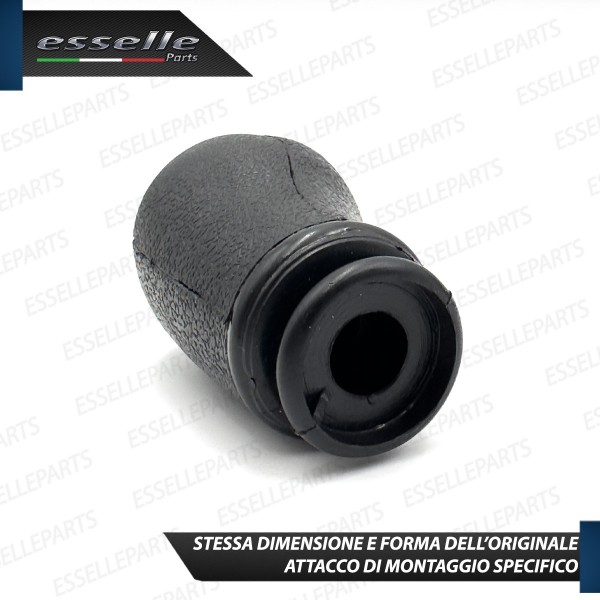 Pomello leva cambio a 5 marce Nero Lucido in abs per Ford C-Max MK1
