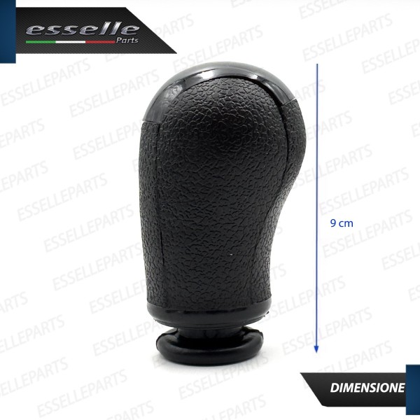 Pomello leva cambio a 6 marce Nero Lucido in abs per Ford C-Max MK1