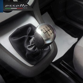 Pomello leva cambio a 6 marce Nero e Grigio in abs per Ford C-Max MK1