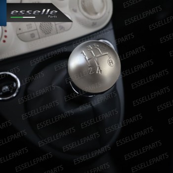 Pomello Leva Cambio Fiat 500 5 Marce Grigio Satinato Abs Specifico