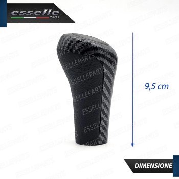 Pomello Leva Cambio Bmw Serie 3 E36 Restyling 5 Marce Carbon look Similpelle