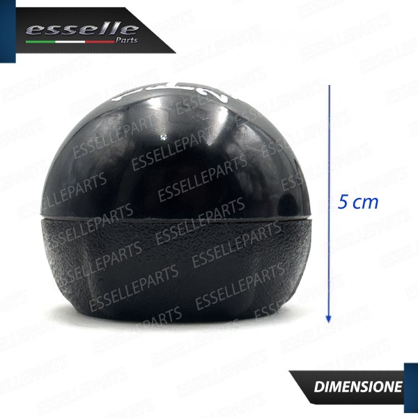 Pomello Leva Cambio Fiat 500 6 Marce Nero Lucido Abs Specifico