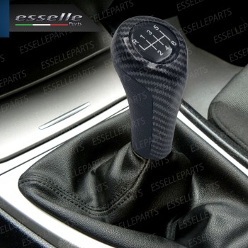 Pomello Leva Cambio Bmw Serie 5 E60 E61 Fino Al 03/2007 6 Marce Carbon look