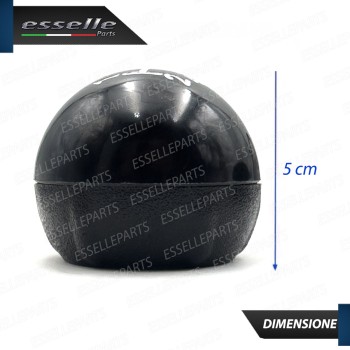 Pomello Leva Cambio Abarth 500 595 695 6 Marce Nero Lucido Abs Specifico