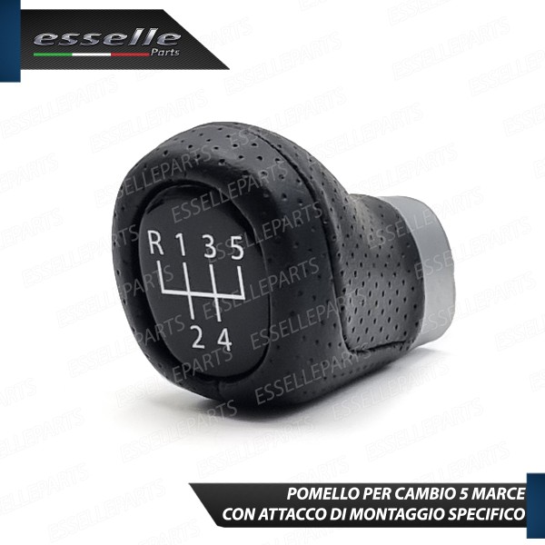 Pomello Leva Cambio Bmw Serie 1 Dal 03/2007 5 Marce Satinato Similpelle