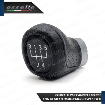 Pomello Leva Cambio Bmw Serie 1 Dal 03/2007 5 Marce Satinato Similpelle