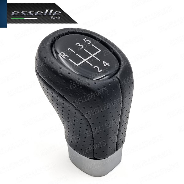 Pomello Leva Cambio Bmw Serie 1 Dal 03/2007 5 Marce Satinato Similpelle