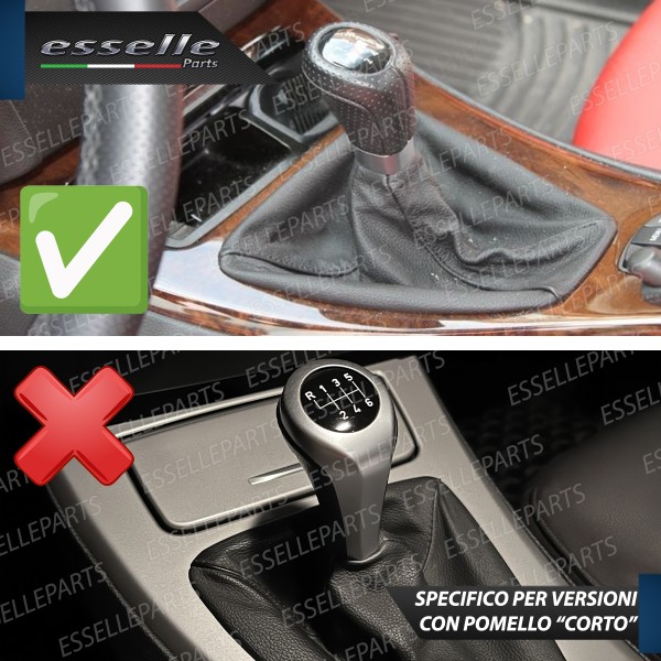 Pomello Leva Cambio Bmw Serie 3 E90 E91 fino al 08/2008 6 Marce con pacchetto M sport