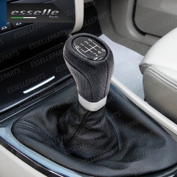 Pomello Leva Cambio Bmw Serie 1 Dal 03/2007 6 Marce Satinato Similpelle