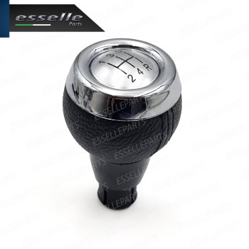 Pomello Leva Cambio Mini Coupe R58 5 Marce Satinato cromato Similpelle