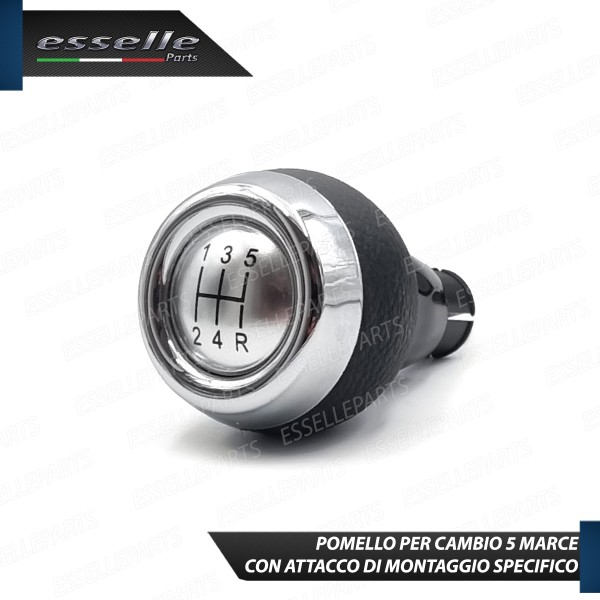 Pomello Leva Cambio Mini Countryman R60 5 Marce Satinato cromato Similpelle