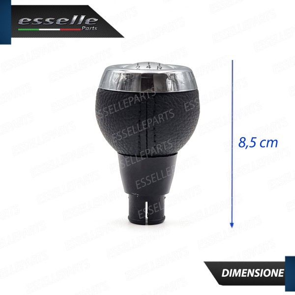 Pomello Leva Cambio Mini Countryman R60 5 Marce Satinato cromato Similpelle