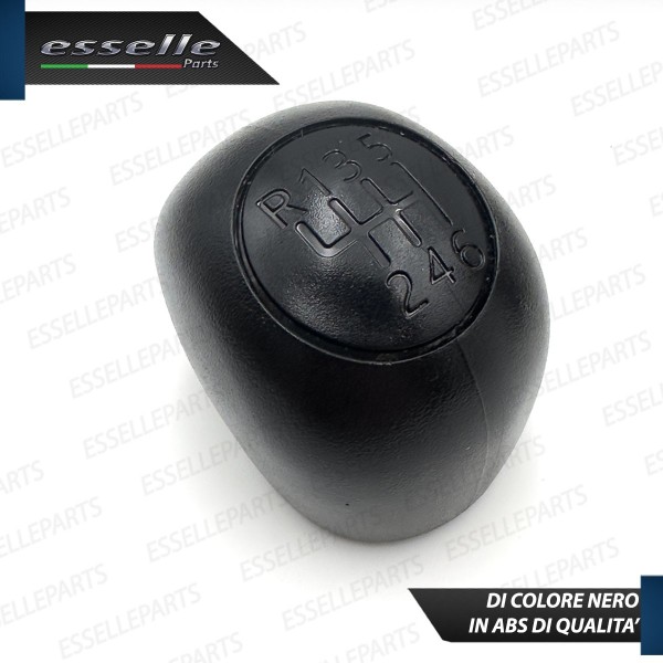 Pomello leva cambio a 6 Marce Nero in abs per Fiat Ducato MK3
