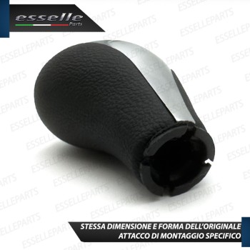 Pomello leva cambio a 6 marce Nero e Grigio in abs per BMW Serie 3 F30 F31