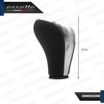 Pomello leva cambio a 5 marce Nero e Grigio in abs per Bmw Serie 6 F13